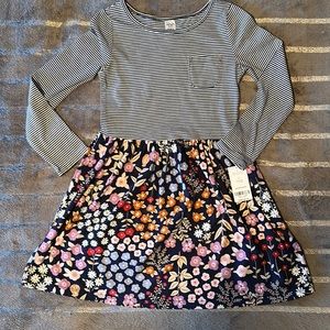 Brand New with Tags. Carters Navy Long Sleeve Dress. Size 7